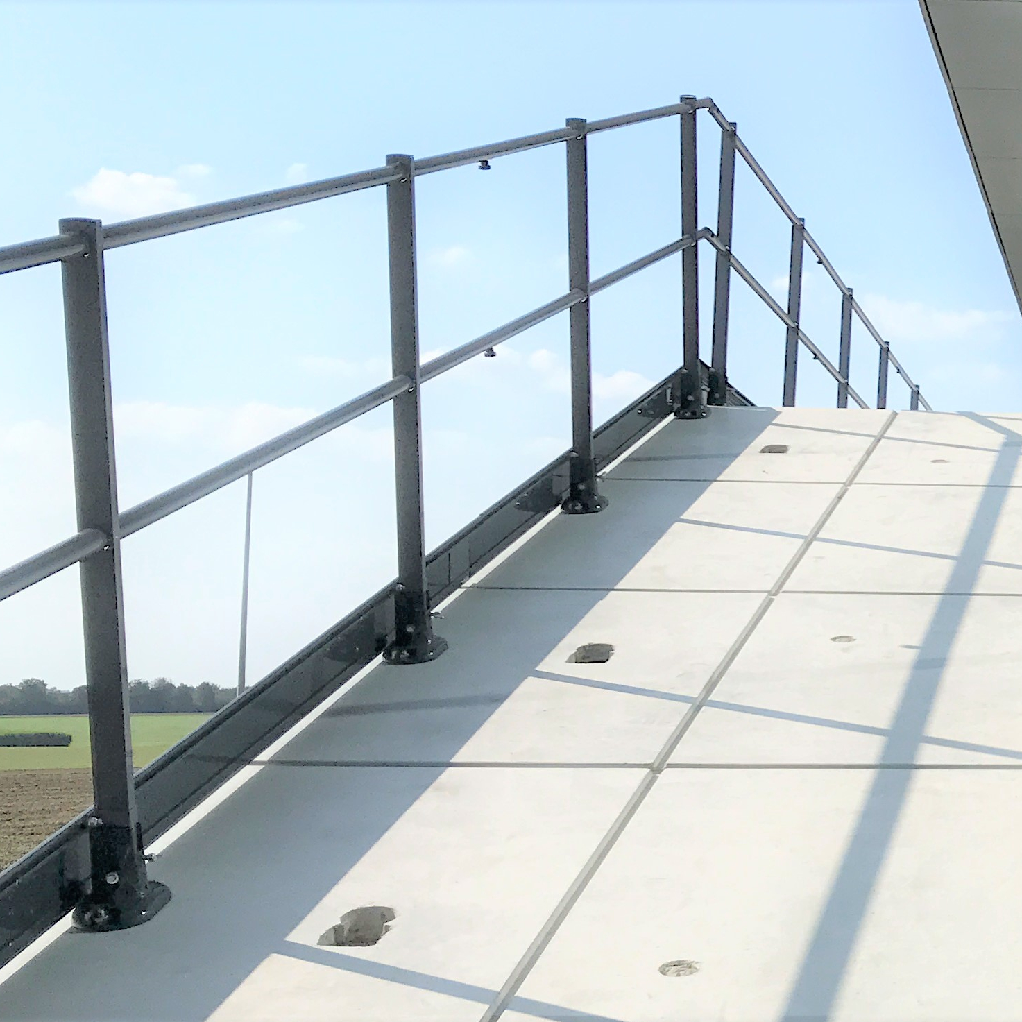 Pulverbeschichtetes Gel&auml;nder